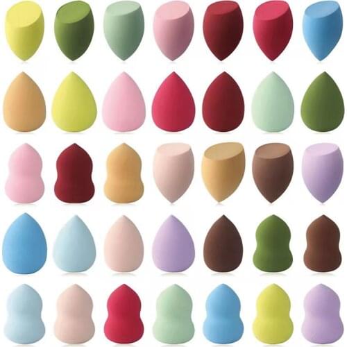 1Pc Cosmetic Puff Powder Smooth Womens Makeup Foundation Sponge Beauty Make Up Tools & Accessories Water Drop Blending Shape