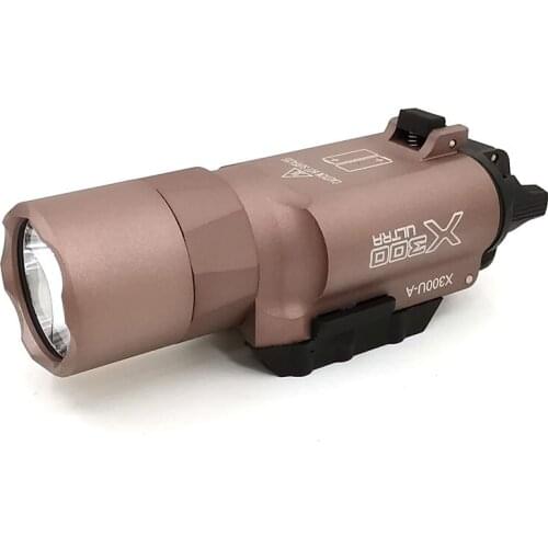 Tactical X300U Flashlight Pistol Hanggun LED Hunting Flashlight For 20mm Picatinny For 20mm Rails