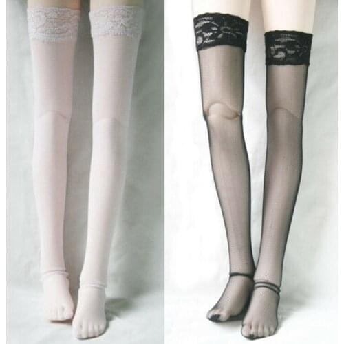 [wamami] 12# White/Black 1/4 MSD 1/3 SD BJD Dollfie Sexy Fishnet Stockings/Socks