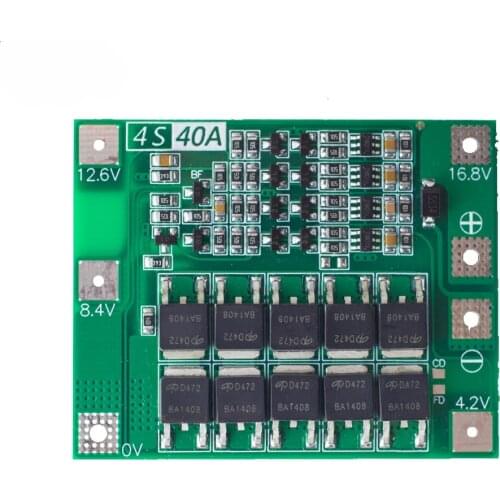 3S/4S 40A 60A Li-ion Lithium Battery Charger Protection Board 18650 BMS For Drill Motor 11.1V 12.6V/14.8V 16.8V Enhance/Balance