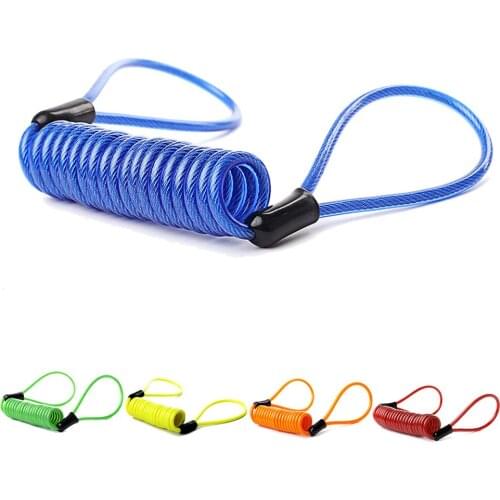 120cm Security Anti Thief Rope Lanyard For Disc Brake Lock Motorbike Motorcycle