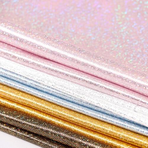 150cm*50cm Fluorescent Laser Stretch illusion fabric Bronzing fabric stage costumes photography background decorative fabric