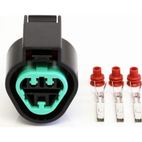 5/10/20/50/100pcs/lot 3 Pin/Way Crank Angle Sensor Connector Socket Housing For Mitsubishi Lancer EVO 4G63