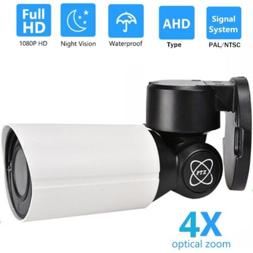 OwlCat HD 1080P Surveillance CCTV Analog AHD Camera High Resolution 4X Zoom Pan Tilt Rotate IR 50M PAL NTSC Outdoor Video Camera