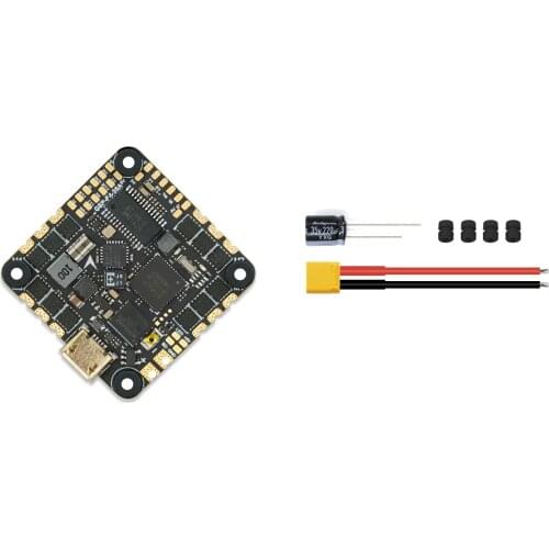 GEPRC GEP-F411-35A AIO F411 Flight Control 35A 2-6S 8bits BLS ESC 26.5mm/M2 For DJI Diagram FPV CL-30 Racing Drone
