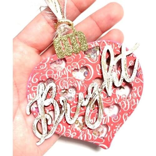 KSCRAFT Christmas Ornament Metal Cutting Dies Stencils for DIY Scrapbooking/photo album Decorative Embossing DIY Paper Cards