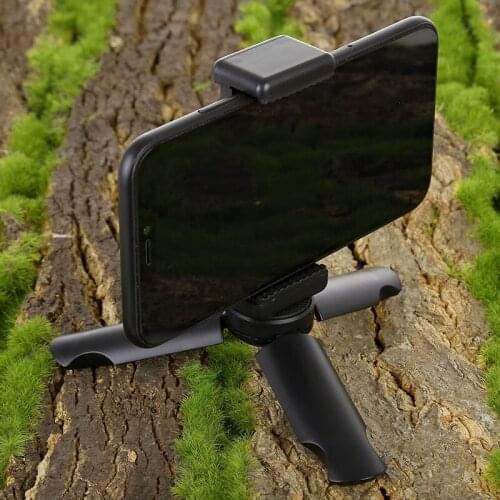 Mini Stand Tripod Mobile Phone Clamp Clip Portable Bracket Durable Stable Holder VDX99