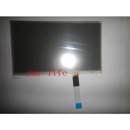 1 piece modified 8 pin Black glass touch Screen panel Digitizer Lens panel for LMS700KF06---004 LCD captiva car GPS