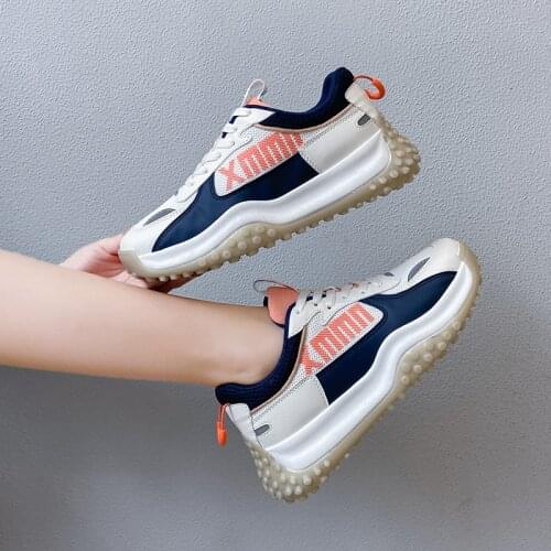 Trendy Couple Sneakers Casual Womens Running Shoes Breathe Comfortable Fitness Shoes All-match Non-slip Male Sports Shoes