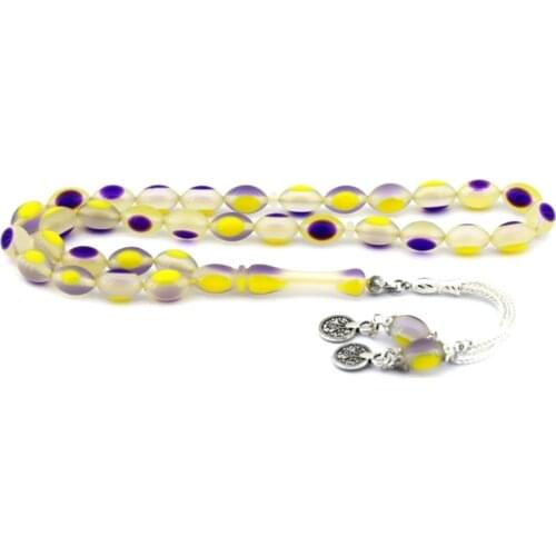 Islamic Tasbih Muslim Rosary Beads 33 Prayer Rosary For Men Bracelet For Men Accessory amber oltu amber stone Handmade Turkey