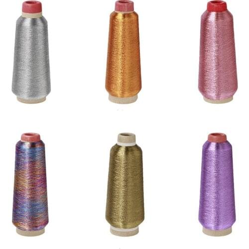Mix Color Pick 3200m/Roll Reel DMC Metallic Embroidery Crochet Knitting Cross Stitch Yarn Threads Sewing tool machine needlework