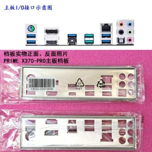 Original IO I/O Shield BackPlate Blende Bracket For Asus PRIME X370-PRO