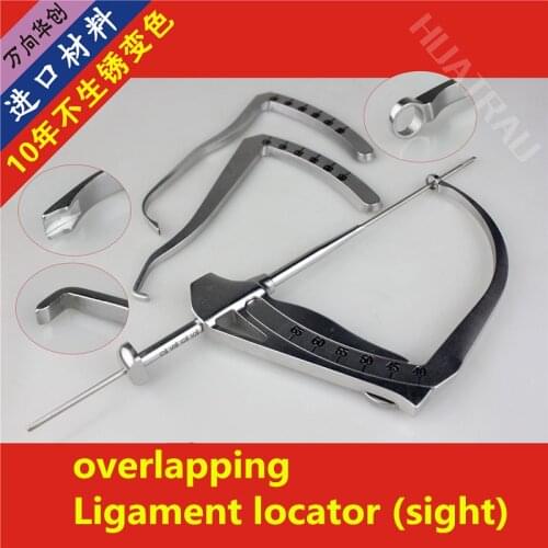 Orthopedic instrument medical sport medicine cross cruciate ligament repair positioner locator femur tibia elbow Sleeve sight AO