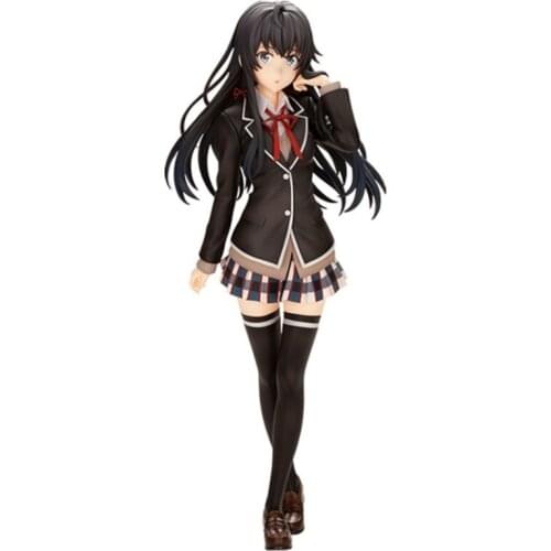 Lovely Anime My Teen Romantic Comedy SNAFU Yukinoshita Yukino Standing Ver. PVC Action Figure Cute Girl Collect Model 21cm