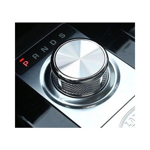 Gear shift Knob switch button Silver chrome For Range Rover EVOQUE 2017 2018