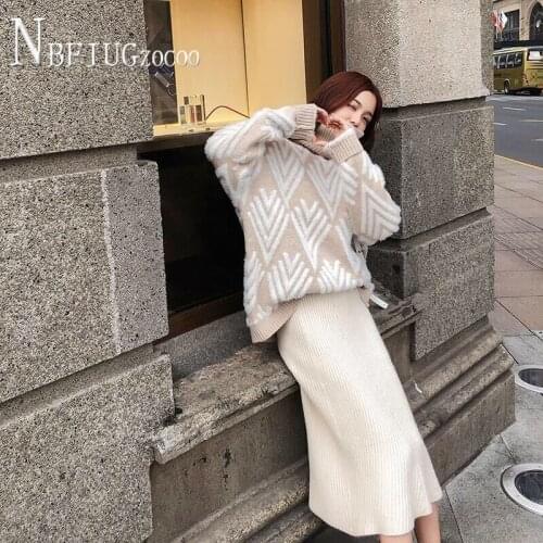 Apricot Grey Color S-3XL Knitting Women Sweater Autumn Winter Female Sweaters