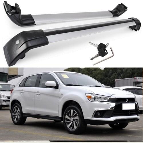 Lockable for Mitsubishi RVR/ASX/Outlander Sport 2010-2019 2020 top cargo carrier luggage rack roof rack rail cross bar