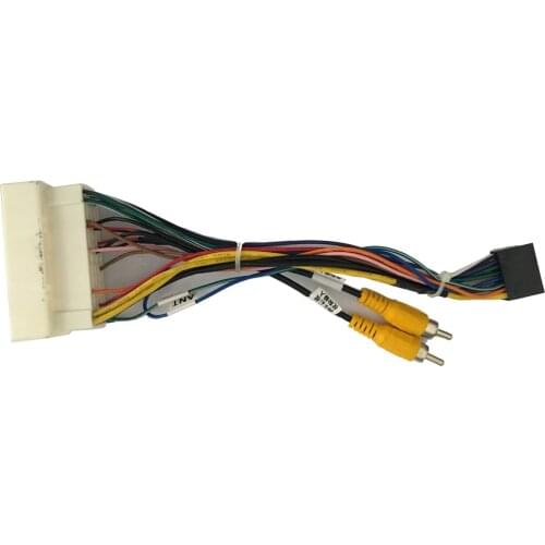 2 din Car Radio Female ISO Radio Plug Power Adapter Wiring Harness Special for Hyundai Verna tucson KIA K2 2017 harness cable