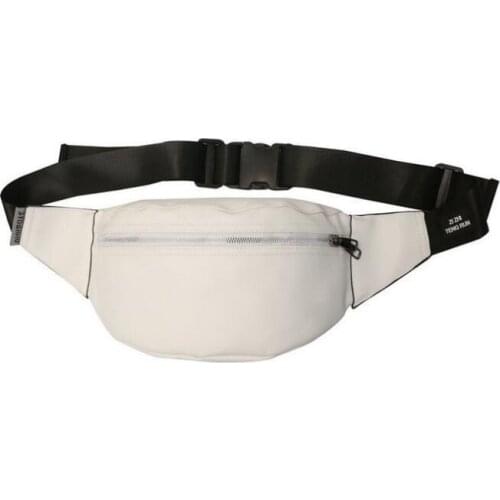 2021 Women PU Waist Pack Casual Chest Waterproof Belt Bum Bag Male Phone Wallet Pouch Bags