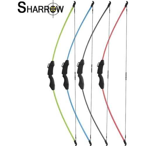 45Inch Archery Children Bow Recurve Bow Nylon Handle Fiberglass Limb Fit Left /Right Hand Safety Shooting Hunting Accessories