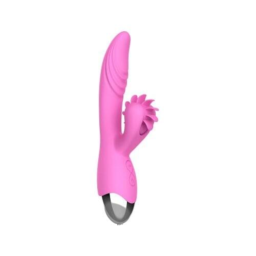 7 Frequency Rotation G-Spot Vibrators Tongue Lips Licking Multi-Speed Handheld Sex Massager,chargeable Dildo Vibrator for Women