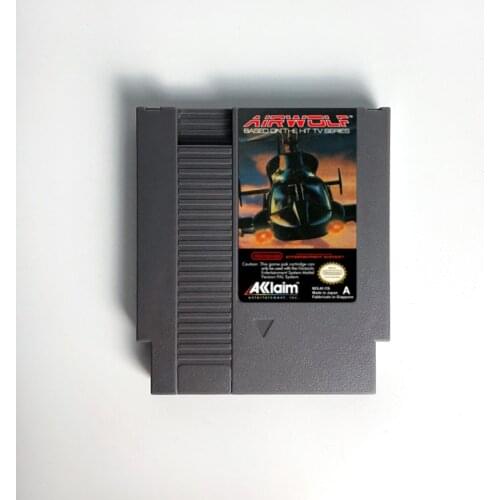 Airwolf For 8 Bit Video Game Console 72 pins Game Cartridge Card For NES Video Game Console
