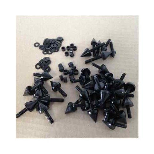 Motorcycle Accessories Parts Spike Fairing Bolts Kit For Yamaha YZF R6 2003-2007 R6S 2006-2009 Suzuki GSX-R1000 2003-2004 Black
