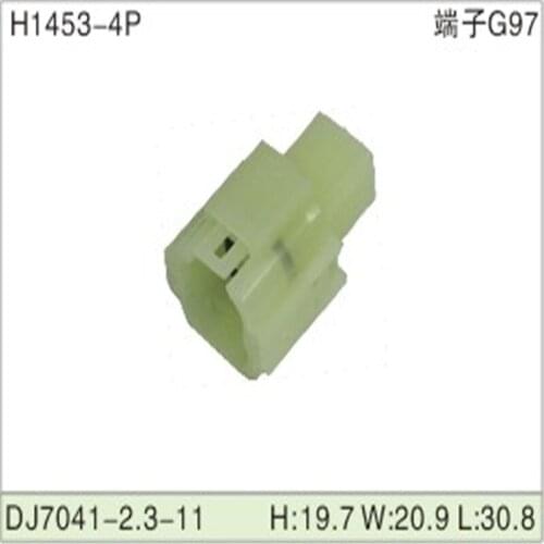 Free shipping 500pcs DJ7041-2.3-11 4Pin 2.3mm AMP Car Electrical Wire Connectors for VW,BMW,Audi,Toyota,NISSAN AND other