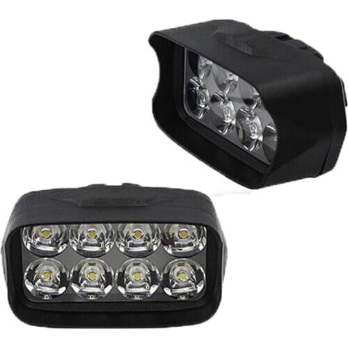 HOT SALE 1Pc Motorcycle Car Super Bright 8 LED Light Headlight Spotlights Headlamp