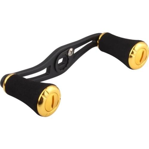 KAWA New Fishing Reel Handle Aluminum Alloy Handle And Eva Knob Assembly Hole Size 8x5mm Length 100mm Reel Rocker Accessory