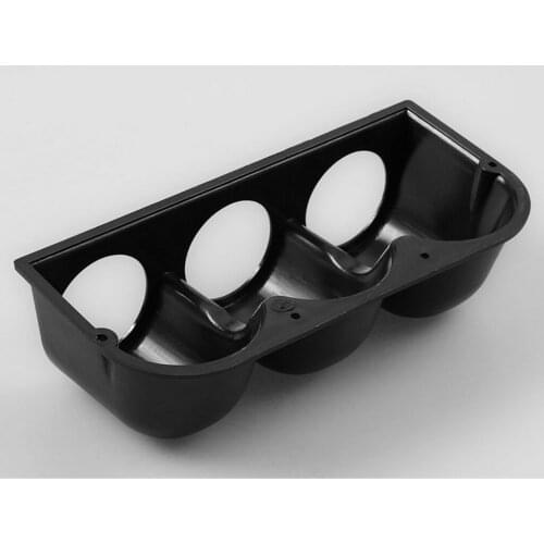 52mm Triple Gauge Pod Mount For Car Boat Truck Durable Plastic