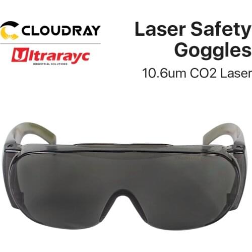 Ultrarayc 10.6um Laser Goggles Medium Size Type B Protective Glasses Shield Protection Eyewear for Co2 Cutting & Engraving