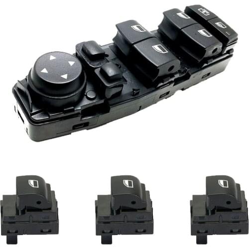Left front main power window switch 1 set For BMW F10 F11 F07 F06 520 523 525 535 528 GT 640 2011-2016 61319241956 61319241949