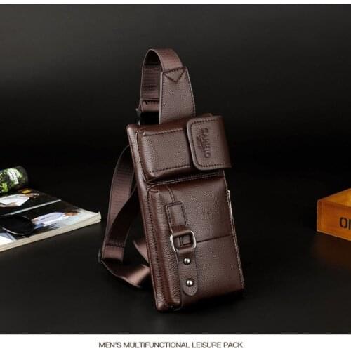 Men and women soft bag 2021 new mobile phone waist bag outdoor sports shoulder bag messenger bag chest bag Y1