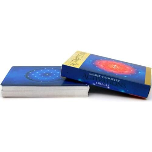 2021 New 44 Cards Tarot Sacred Geometry Activations Oracle Deck Family Party Board Game