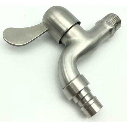 Vidric wholesale 304 stainless steel washing machine water nozzle 4 points fast open small tap mop pool washing machine faucet