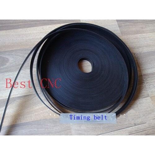 High Quality 5 Meters Rubber HTD 3M Timing Belt width 10mm with fiberglass core HTD3M Open ended Timing pulley for CNC machine