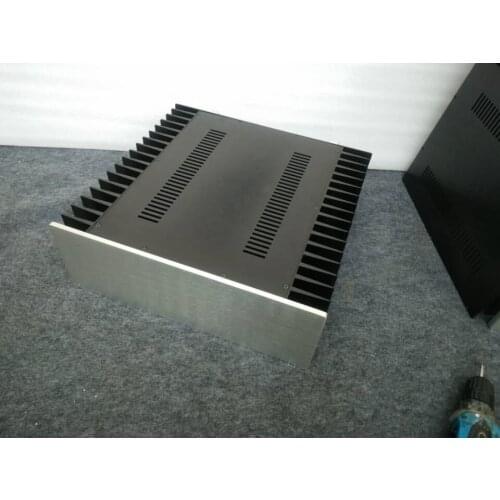 Luxury big thicker radiator class A aluminum amplifier Enclosure box with handle