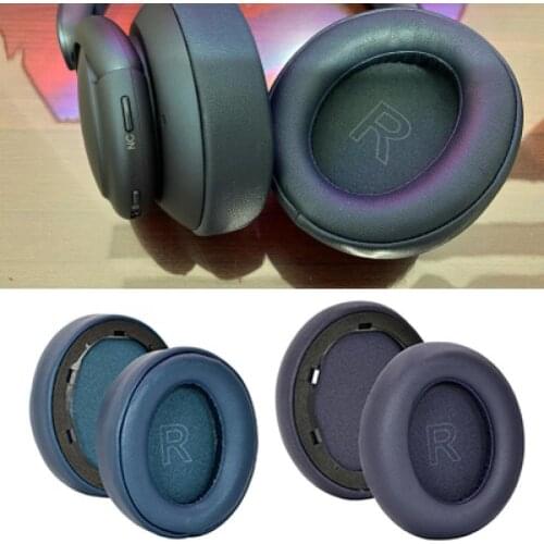 1 Pair Headset Sleeves Soft Waterproof Breathable E-sports Headphone Cushions Replacement for Anker Soundcore Life Q30/Q35 BT