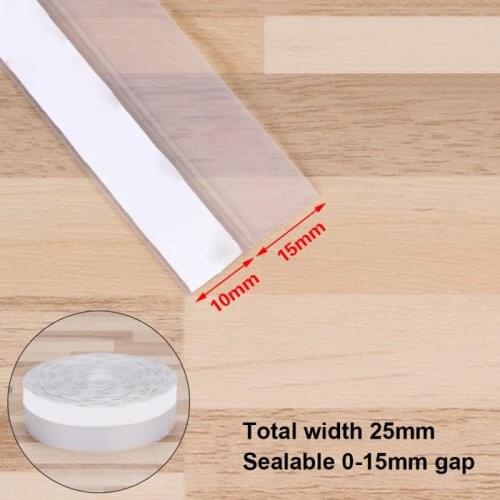 5 Meter Self Adhesive Door Seal Strip Weather Stripping Silicone Bottom Door Seal Soundproof Doors And Windows Weather Stripping