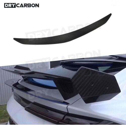 Dry Carbon Fiber Car Rear Duckbill Spoiler Trim Wing Lip Cover Body Kit Tuning Racing Case For Lamborghini Urus