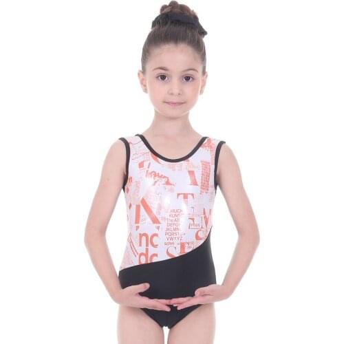 Teens Girls Ballet Gymnastics Leotard Colorful Sleeveless Ballet Dance Wear Performance Ballet Leotard For Kids