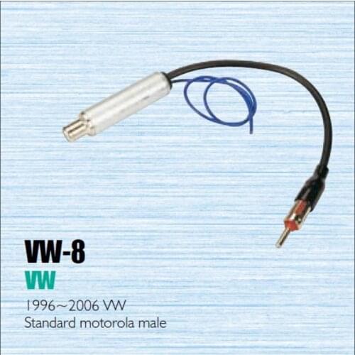 Car Radio Antenna Adapter Cable Wire For VW 1996-2006 Aftermarket Stereo CD/DVD/GPS Installation Kits Accessories