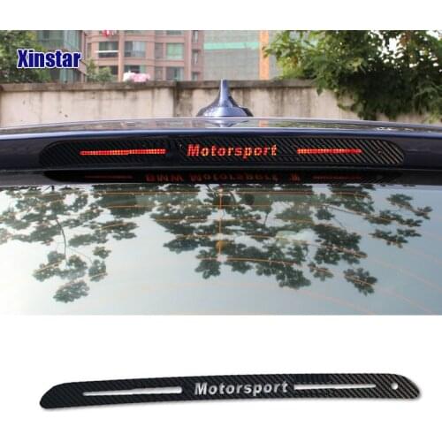 2pcs/lot carbon fiber car brake light for BMW 1 Series 120i 125i 130i 135i