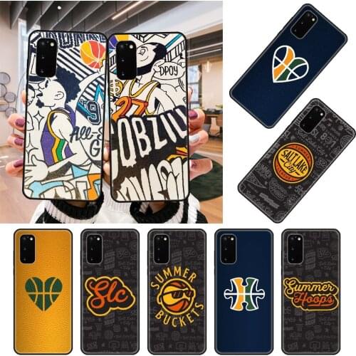 Phone Case For SamSung Galaxy S10 S20 S9 S7 S8 S6 Plus Edge E Lite Ultra Black Cover Waterproof Tpu Basketball Game Star Love