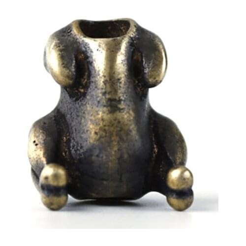 EDC Tools Brass Chicken Lanyard Bead Paracord Brass Knife Beads Knife Keychain Tool DIY Pendant