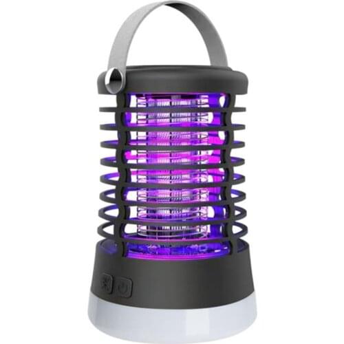 Electric Mosquito Killer Insect Fly Trap Mosquito Attractant Trap Control with Camping Lamp for Indoor Outdoor Hangable