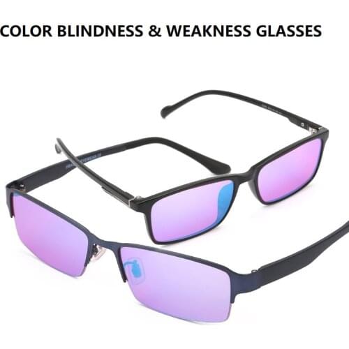 Red &green color blindness, weakness correction glasses,for daily use,print,drive,see maps,can be customized prescription lenses