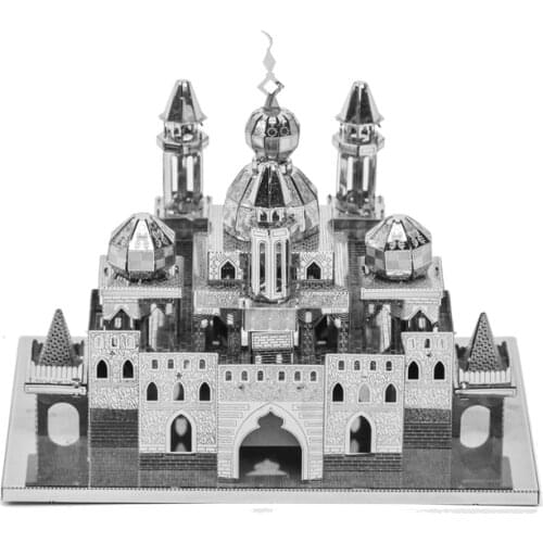 MMZ MODEL 3D Metal Puzzle Dark Night Castle DIY 3D Laser Cut Model Puzzle Toys for Children Gifts for Adult