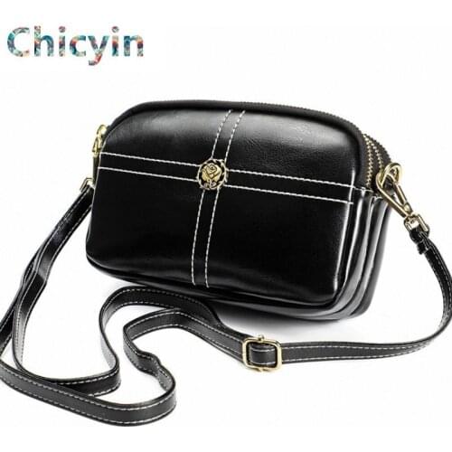 Fashion Brand Women Bag cow Leather Messenger Bag Designer Chain Shoulder Crossbody Bag Women Handbag Bolso Mujer